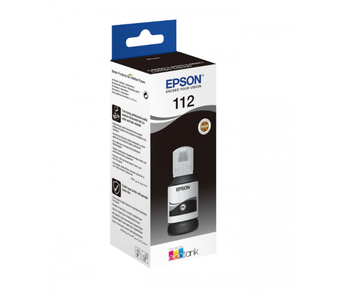 Epson C13T06C14A (112) Siyah Orjinal Mürekkep