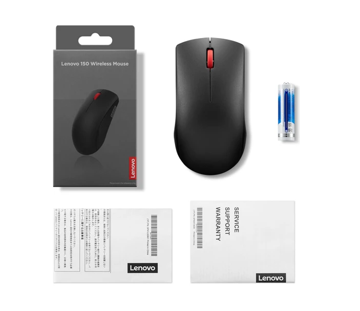 Lenovo 150 Kablosuz Mouse GY51L52638   Ev - Ofis Kullanımı İçin Ergonomik Tasarım