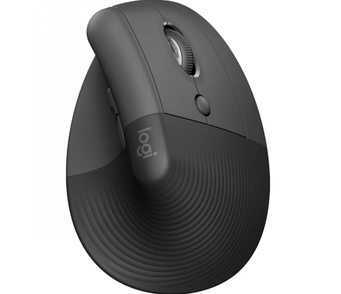 Logitech Lift Sessiz Kablosuz Ergonomik Dikey Mouse - Siyah