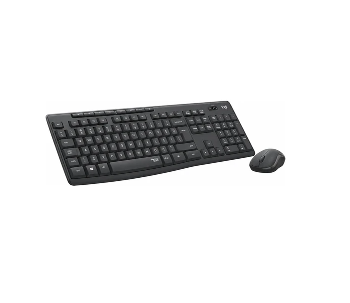 Logitech MK295 Q Tr Siyah Kablosuz Klavye Mouse Set