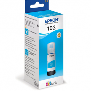 Epson C13T00S24A (103) Mavi Orjinal Mürekkep Kartuş