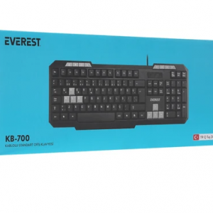 Everest KB-700 Siyah Usb Q Multimedya Klavye